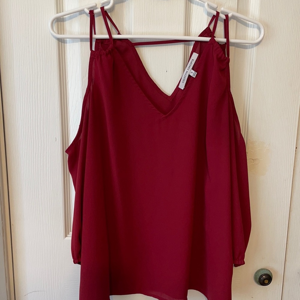 Open Shoulder Women’s Blouse